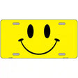 Happy Face Metal Novelty License Plate 12" x 6" (LP)