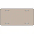 Tan Solid Metal Novelty License Plate 12" x 6" (LP)