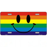 Smiley Face Metal Novelty License Plate 12" x 6" (LP)