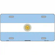 Argentina Flag Metal Novelty License Plate 12" x 6" (LP)