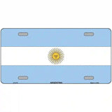 Argentina Flag Metal Novelty License Plate 12" x 6" (LP)