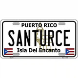 Santurce Puerto Rico Metal Novelty License Plate 12" x 6" (LP)