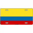 Colombia Flag Metal Novelty License Plate 12" x 6" (LP)