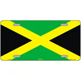 Jamaica Flag Metal Novelty License Plate 12" x 6" (LP)