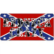 Redneck Crazy Metal Novelty License Plate 12" x 6" (LP)