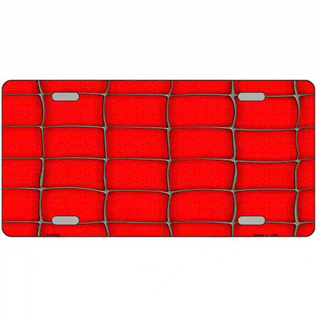 Web Red Metal Novelty License Plate 12" x 6" (LP)