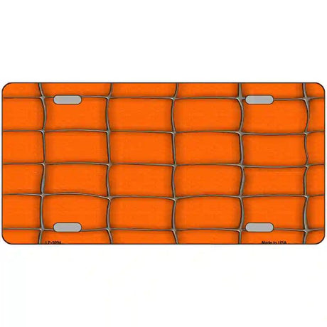 Web Orange Metal Novelty License Plate 12" x 6" (LP)