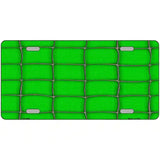 Web Green Metal Novelty License Plate 12" x 6" (LP)