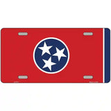 Tennessee State Flag Metal Novelty License Plate 12" x 6" (LP)