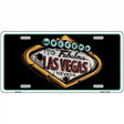 Welcome To Las Vegas Novelty Metal License Plate 12" x 6" (LP)