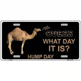 It Is Hump Day Metal Novelty License Plate 12" x 6" (LP)