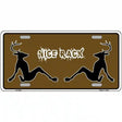 Nice Rack Novelty Metal License Plate 12" x 6" (LP)