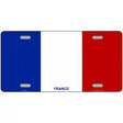 France Flag Metal Novelty License Plate 12" x 6" (LP)