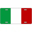 Italy Flag Metal Novelty License Plate 12" x 6" (LP)