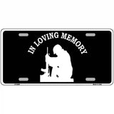 In Loving Memory Sitting Novelty Metal License Plate 12" x 6" (LP)
