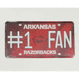 Arkansas Fan Deluxe Metal Novelty License Plate Tag LP-5527