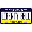 Liberty Bell Pennsylvania State Novelty Metal License Plate 12" x 6" (LP)