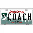 Coach Louisiana Novelty Metal License Plate 12" x 6" (LP)