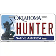 Hunter Oklahoma Novelty Metal License Plate 12" x 6" (LP)
