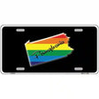 Pennsylvania Rainbow Metal Novelty License Plate 12" x 6" (LP)