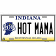 Hot Mama Indiana Novelty Metal License Plate 12" x 6" (LP)