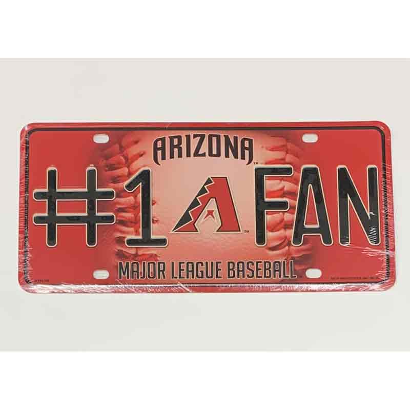 Diamondbacks Fan Metal Novelty License Plate Tag LP-650
