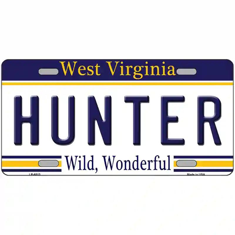 Hunter West Virginia Novelty Metal License Plate 12" x 6" (LP)