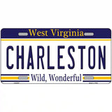 Charleston West Virginia Novelty Metal License Plate 12" x 6" (LP)