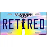 Retired Mississippi Novelty Metal License Plate 12" x 6" (LP)