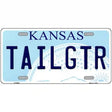 Tailgtr Kansas Novelty Metal License Plate 12" x 6" (LP)