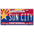 Arizona Centennial Sun City Novelty Metal License Plate 12" x 6" (LP)