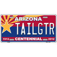 Arizona Centennial Tailgtr Novelty Metal License Plate 12" x 6" (LP)