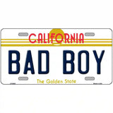 Bad Boy California Novelty Metal License Plate 12" x 6" (LP)