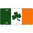 Shamrock Irish Flag Metal Novelty License Plate 12" x 6" (LP)