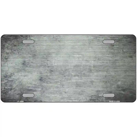 White Oil Rubbed Solid Metal Novelty License Plate 12" x 6" (LP)