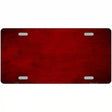 Red Oil Rubbed Solid Metal Novelty License Plate 12" x 6" (LP)