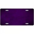 Purple Oil Rubbed Solid Metal Novelty License Plate 12" x 6" (LP)