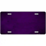 Purple Oil Rubbed Solid Metal Novelty License Plate 12" x 6" (LP)