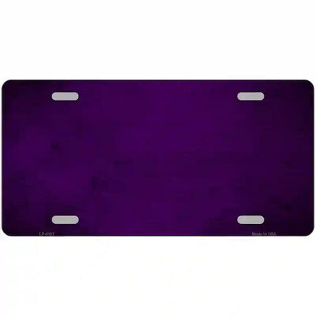 Purple Oil Rubbed Solid Metal Novelty License Plate 12" x 6" (LP)