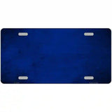 Royal Blue Oil Rubbed Solid Metal Novelty License Plate 12" x 6" (LP)