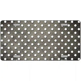 Tan White Small Dots Oil Rubbed Metal Novelty License Plate 12" x 6" (LP)