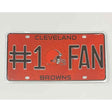 Cleveland Browns Fan Metal Novelty License Plate Tag LP-744