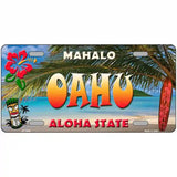 Oahu Hawaii State Novelty Metal License Plate 12" x 6" (LP)