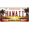 Hawaii Hawaiian Islands Novelty Metal License Plate 12" x 6" (LP)