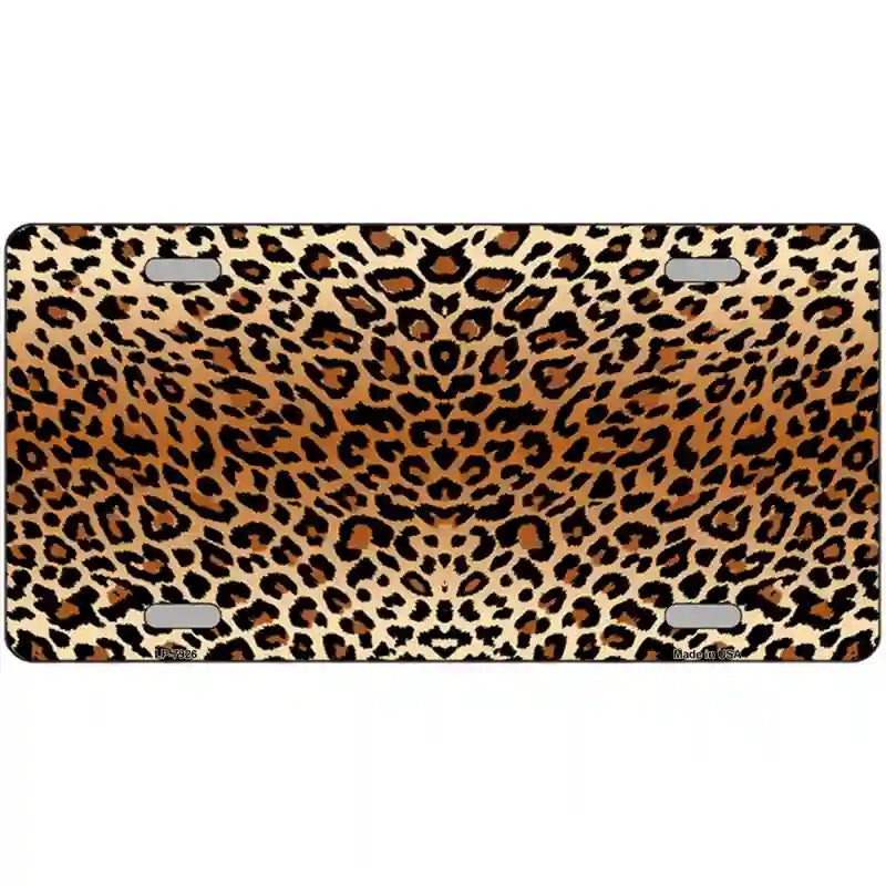 Cheetah Metal Novelty License Plate 12" x 6" (LP)