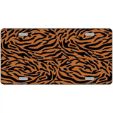 Tiger Pattern Metal Novelty License Plate 12" x 6" (LP)