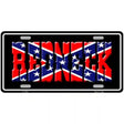 Redneck with Rebel Flag Novelty Metal License Plate 12" x 6" (LP)
