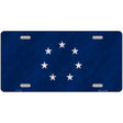 First Confederate Flag 7 Stars Novelty Metal License Plate 12" x 6" Automotive (LP)