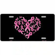 Pink Ribbons Novelty Metal License Plate 12" x 6" (LP)