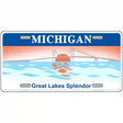 Michigan Great Lake Superior Blank Novelty Metal License Plate 12" x 6" (LP)